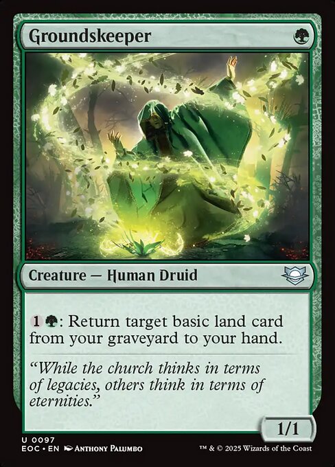 Groundskeeper - Edge of Eternities Commander Magic card