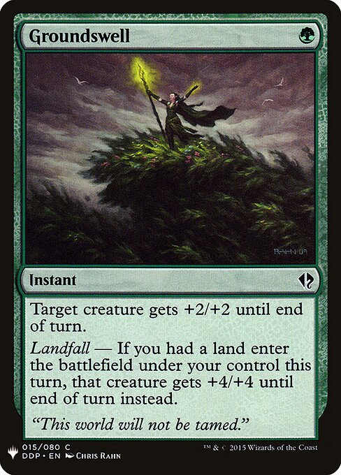 Terreno Ondoso (Groundswell) - Jumpstart 2022 (#669) - Illustrated by Chris Rahn - Magic: The Gathering Card
