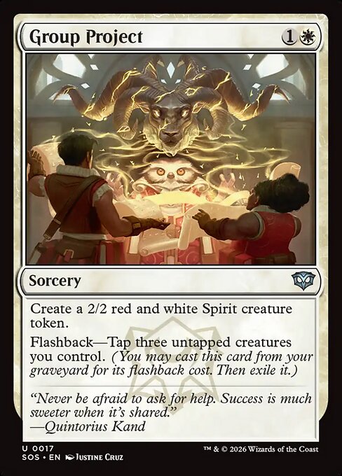 Group Project - Secrets of Strixhaven Magic card