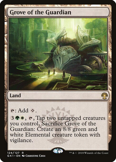 Grove of the Guardian - GRN Guild Kit (#124) - Illustrated by Christine Choi - Magic: The Gathering Card