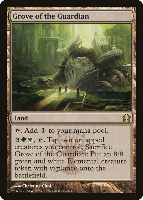 Grove of the Guardian - Return to Ravnica Magic card