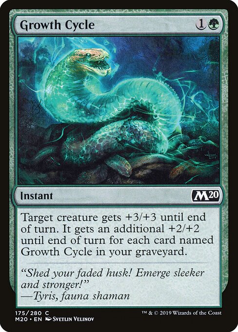 Growth Cycle - Core Set 2020 Magic card