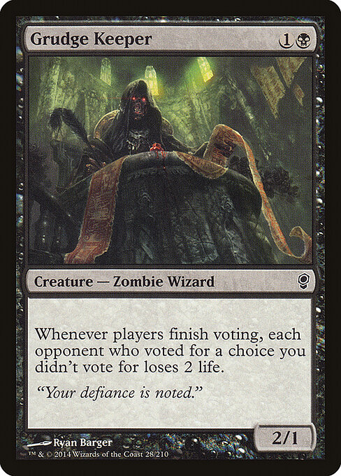 Grudge Keeper - Conspiracy Magic card