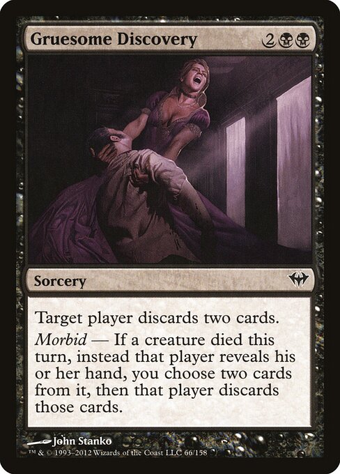 Gruesome Discovery - Dark Ascension Magic card