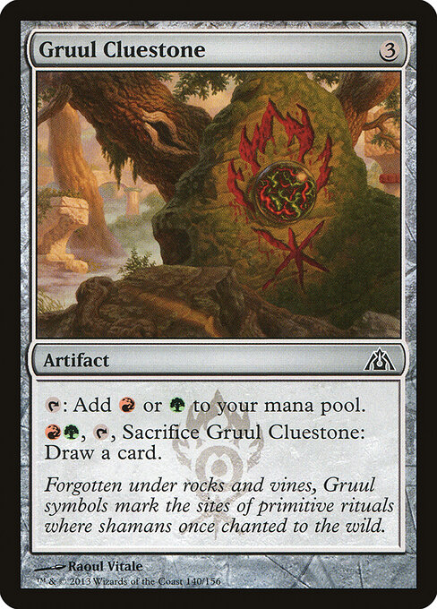 Gruul Cluestone - Dragon's Maze Magic card