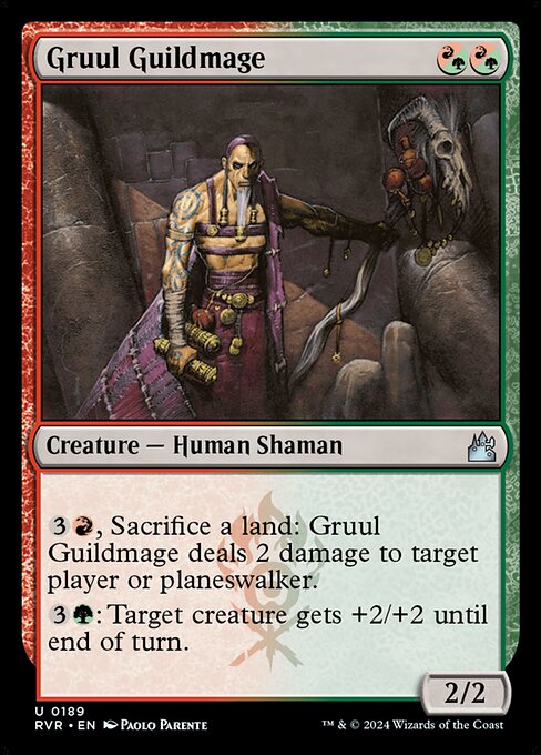 Gruul Guildmage - Ravnica Remastered Magic card
