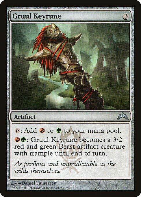 Gruul Keyrune - Gatecrash Magic card