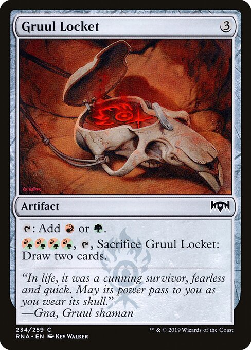 Gruul Locket - Ravnica Allegiance Magic card