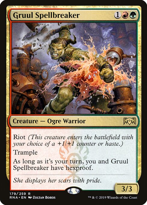 Gruul Spellbreaker - Ravnica Allegiance Magic card