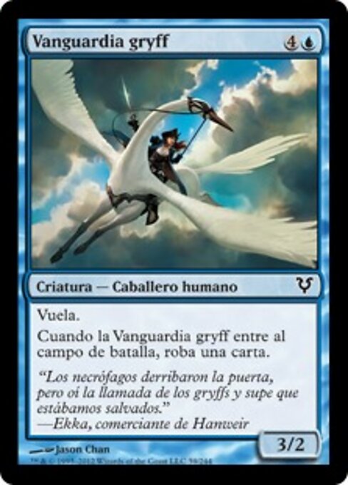 Avant-garde gryff (Gryff Vanguard) - Avacyn Restored (#59) - Illustrated by Jason Chan - Magic: The Gathering Card