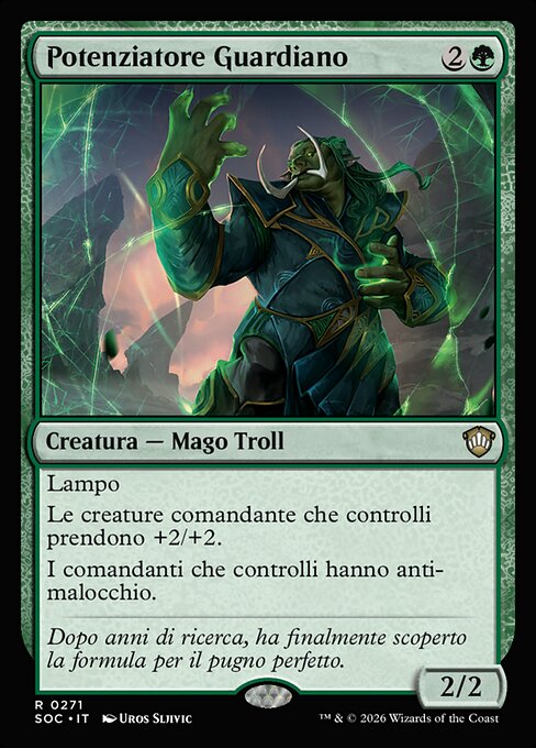 守护增现师 (Guardian Augmenter) - Commander 2021 (#62) - Illustrated by Uros Sljivic - Magic: The Gathering Card