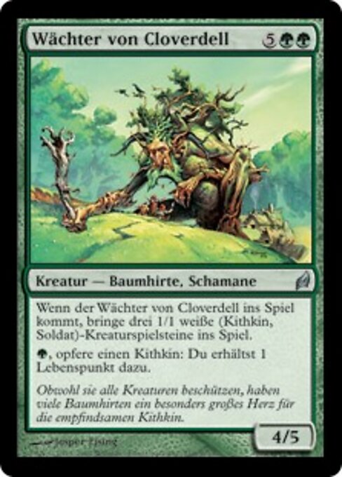 Vigile de Trèfleval (Guardian of Cloverdell) - Lorwyn (#216) - Illustrated by Jesper Ejsing - Magic: The Gathering Card