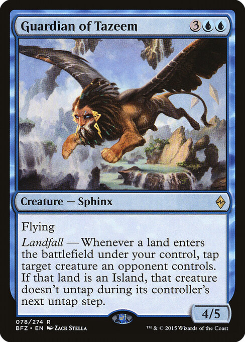 Guardian of Tazeem - Battle for Zendikar Magic card