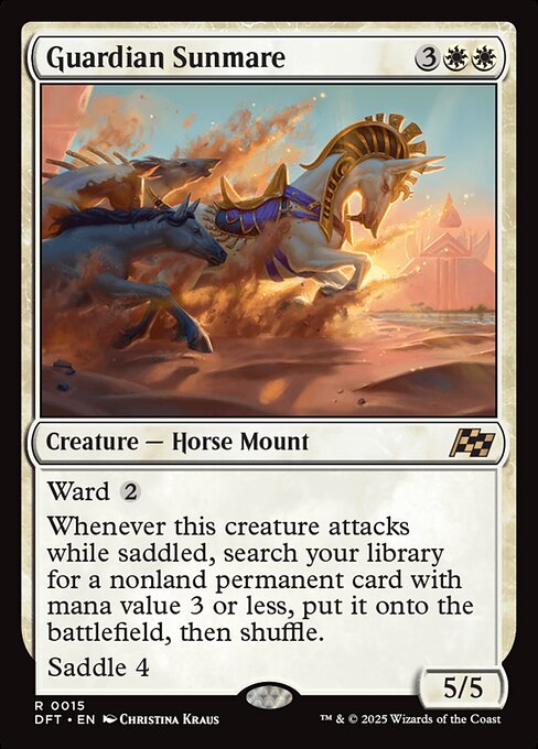 Guardian Sunmare - Aetherdrift Magic card