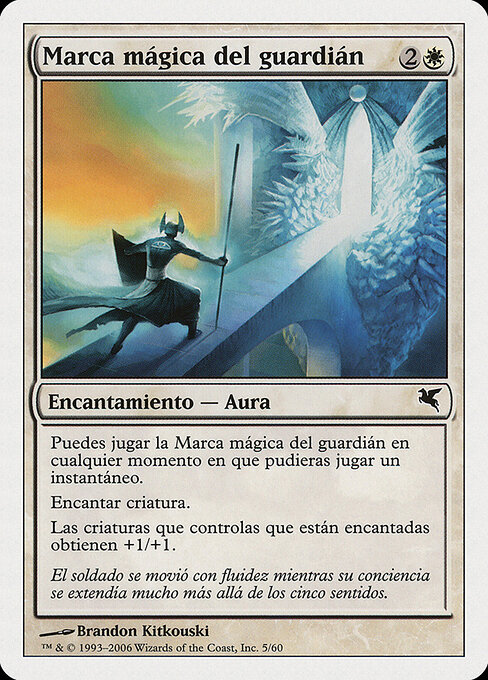 Marca mágica del guardián (Guardian's Magemark) - Salvat 2005 (#G5) - Illustrated by Brandon Kitkouski - Magic: The Gathering Card