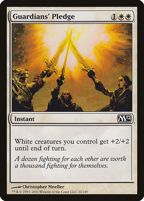 Guardians' Pledge - Magic 2012 Magic card