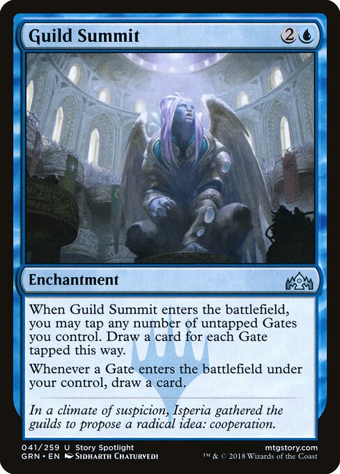 Guild Summit - Guilds of Ravnica (#41) - Illustrated by Sidharth Chaturvedi - Magic: The Gathering Card