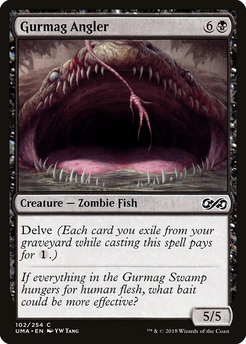 Gurmag Angler - Ultimate Masters (#102) - Illustrated by YW Tang - Magic: The Gathering Card