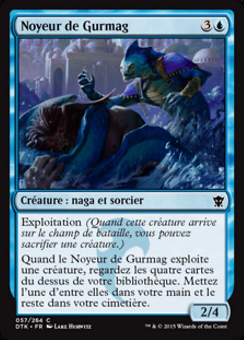 Affogatore di Gurmag (Gurmag Drowner) - Dragons of Tarkir (#57) - Illustrated by Lake Hurwitz - Magic: The Gathering Card