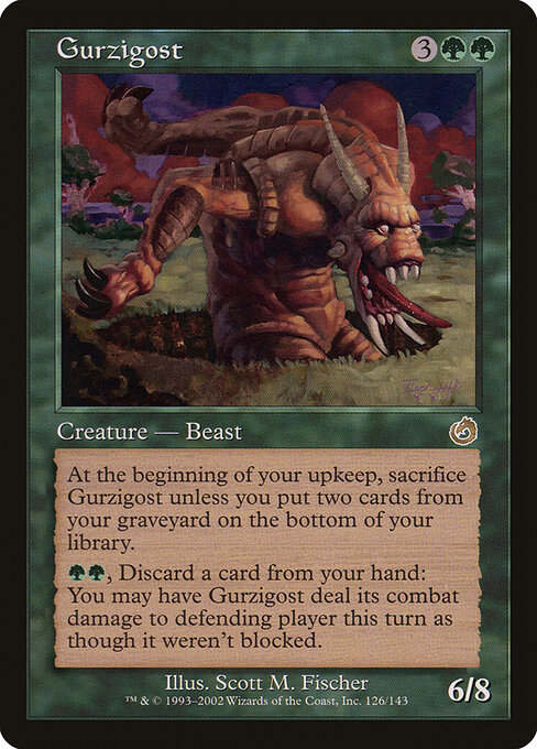 Gurzigost - Torment Magic card