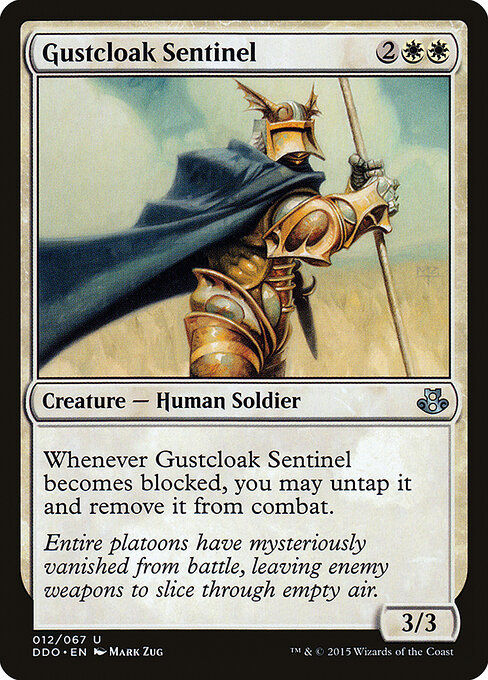 Gustcloak Sentinel - Duel Decks: Elspeth vs. Kiora Magic card