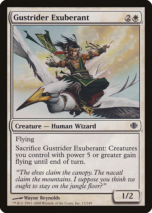 Gustrider Exuberant - Shards of Alara Magic card