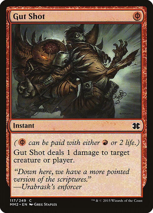 Gut Shot - Modern Masters 2015 Magic card