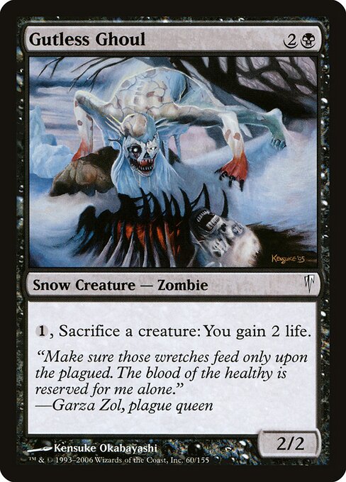 Gutless Ghoul - Coldsnap Magic card