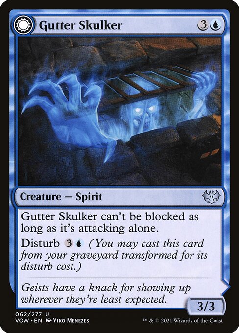 Gutter Skulker // Gutter Shortcut - Innistrad: Crimson Vow Magic card