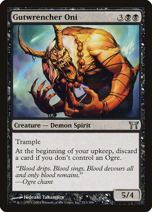 Gutwrencher Oni - Champions of Kamigawa Magic card