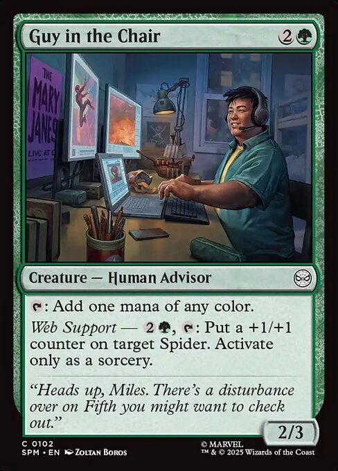 Guy in the Chair - Marvel's Spider-Man Magic card