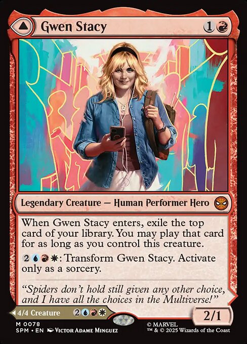 Gwen Stacy // Ghost-Spider - Marvel's Spider-Man Magic card