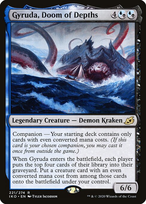 Gyruda, Doom of Depths - Ikoria: Lair of Behemoths Magic card