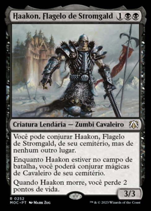 Haakon, Stromgald Scourge - Coldsnap (#61) - Illustrated by Mark Zug - Magic: The Gathering Card