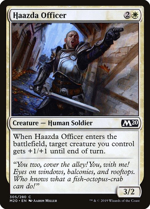 Haazda Officer - Core Set 2020 Magic card