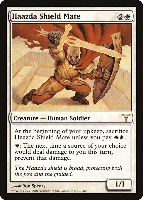 Haazda Shield Mate - Dissension Magic card