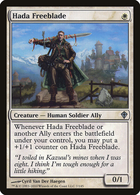 Hada Freeblade - Worldwake Magic card