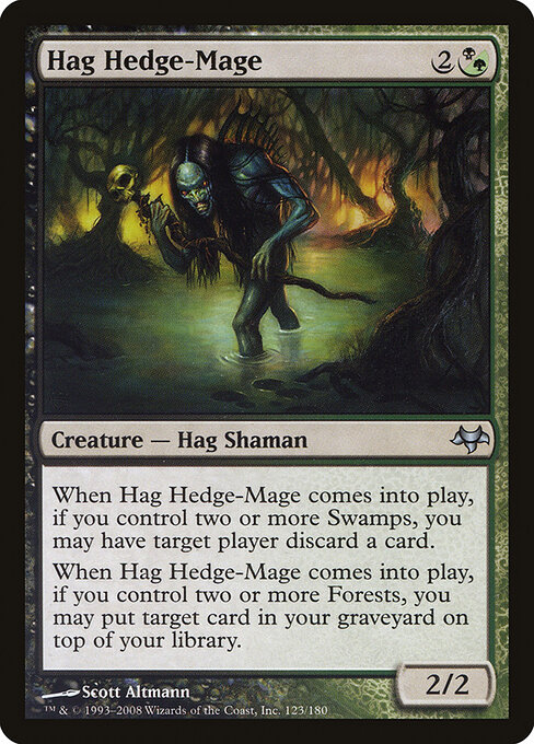 Hag Hedge-Mage - Eventide Magic card