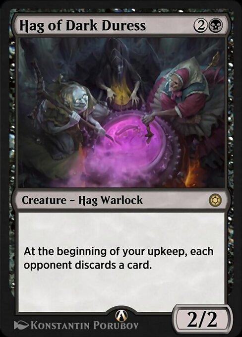 Hag of Dark Duress - Alchemy Horizons: Baldur's Gate (#H18) - Illustrated by Konstantin Porubov - Magic: The Gathering Card