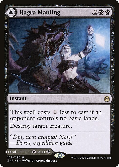 Hagra Mauling // Hagra Broodpit - Zendikar Rising Magic card