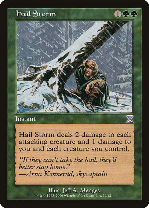 Hail Storm - Time Spiral Timeshifted Magic card