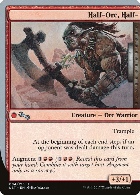 Half-Orc, Half- - Unstable Magic card