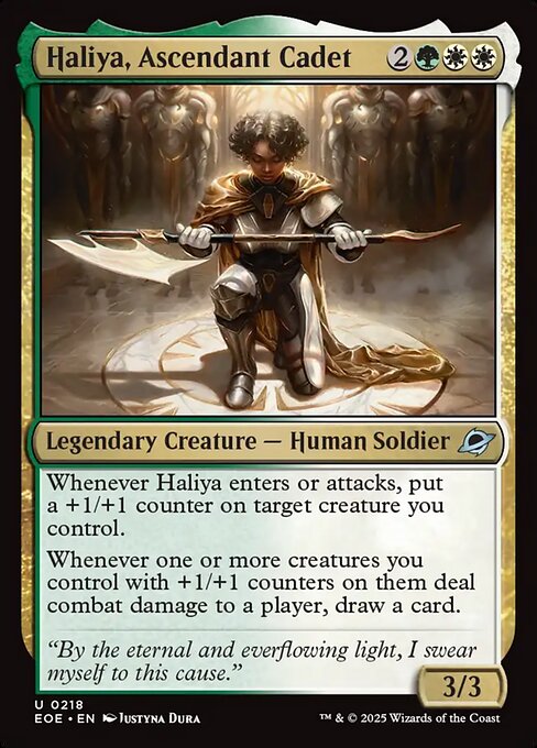 Haliya, Ascendant Cadet - Edge of Eternities Magic card