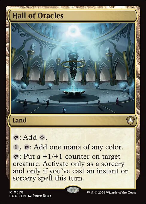 Hall of Oracles - Secrets of Strixhaven Commander (#378) - Illustrated by Piotr Dura - Magic: The Gathering Card