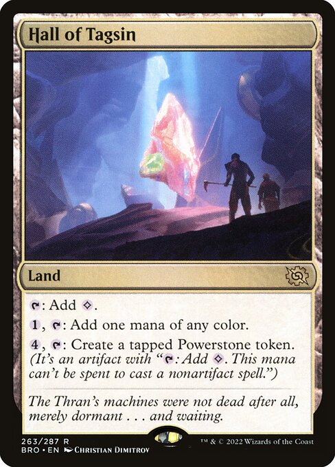 Hall of Tagsin - The Brothers' War Magic card