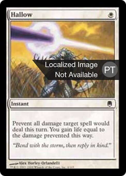Consagrar (Hallow) - Darksteel (#4) - Illustrated by Alex Horley-Orlandelli - Magic: The Gathering Card