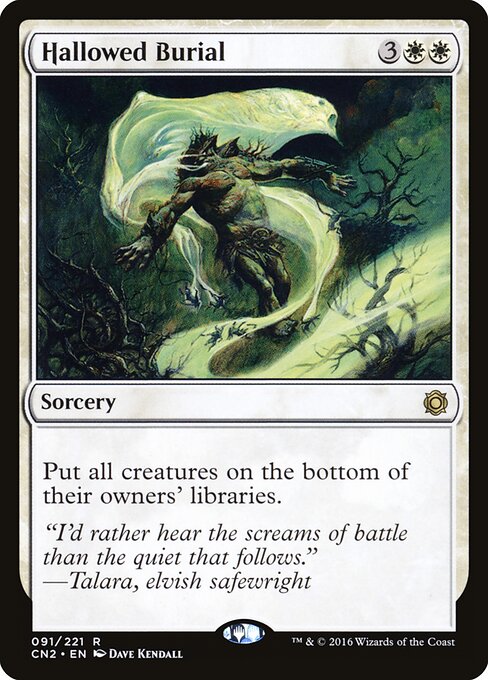 Hallowed Burial - Conspiracy: Take the Crown Magic card