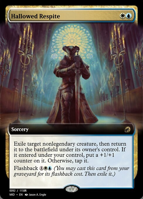 神聖なる休止 (Hallowed Respite) - Innistrad: Midnight Hunt (#373) - Illustrated by Jason A. Engle - Magic: The Gathering Card