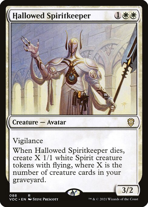 Hallowed Spiritkeeper - Crimson Vow Commander Magic card