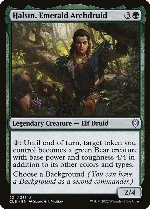 Halsin, Emerald Archdruid - Commander Legends: Battle for Baldur's Gate Magic card